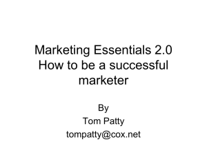 Marketing Essentials 2.0