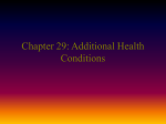 Chapter 29: Additional Health Conditions