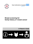 Breast screening for family history of breast cancer