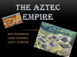 THE AZTEC EMPIRE