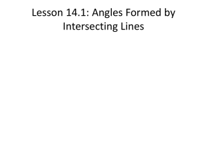 Sec. 2.7: Prove Angle Pair Relationships