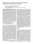 Mechanisms for increasing stroke volume during static