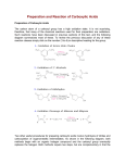 Preparation and Reaction of Carboxylic Acids - IDC
