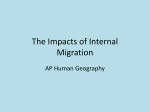 The Impacts of Internal Migration
