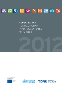 global report for research on infectious diseases of poverty