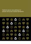 Optimal cancer care pathway for people with acute myeloid leukaemia