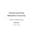 Reed - Virtual Local Area Networks in Security