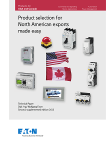 Product selection for North American exports made easy