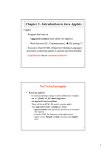 Chapter 3 - Introduction to Java Applets