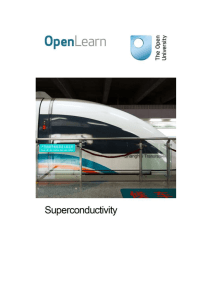 Superconductivity - The Open University