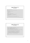 class Person (1) class Person (2)