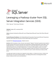 Leveraging a Hadoop cluster from SQL Server Integration Services