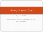History of Health Care - Lewiston Altura High School