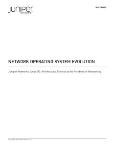 Network Operating System Evolution
