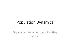 Population Dynamics