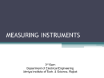 MEASURING INSTRUMENTS