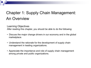 Supply Chain Management