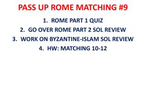 Rome Part 2 SOL Review