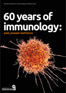 past, present and future - British Society for Immunology