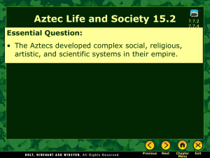 Aztec Life and Society 15.2