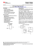 3-Pin Supply Voltage Supervisors, TPS3809x (Rev. C)