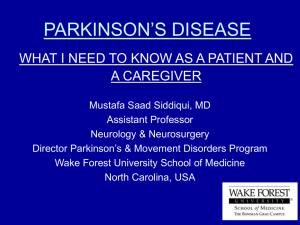 Parkinson`s disease