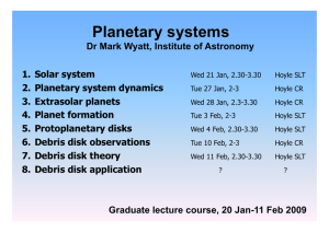 Solar system - Institute of Astronomy
