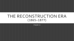 Ch 12 - sect 1 Reconstruction