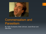 Commensalism and Parasitism