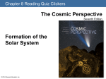 The Cosmic Perspective Formation of the Solar System