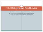 Four S Asia Religions