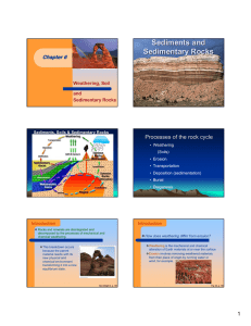 Sedimentary Rocks Lecture-HO