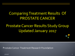 Comparing Treatment Results Of PROSTATE CANCER Prostate