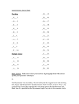 Egypt and Mesopotamia Answer Sheet