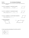 I»iM Use Properties of Parallelograms