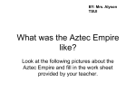What was the Aztec Empire like?