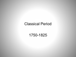 Classical Period - AJHS General Music