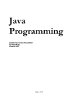 Java Programming - Dr. Carman Neustaedter
