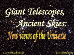 WISP Lecture - Modern Telescopes, Ancient Skies