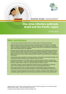 04-05-2015-RRA-Zika virus-South America, Brazil - ECDC