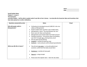 Social Studies: Chapter 4 lesson 1 Class Notes