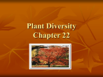 Plant Diversity - Crestwood Local Schools