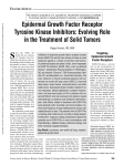 Epidermal Growth Factor Receptor Tyrosine Kinase Inhibitors