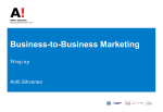 Business-to-Business Marketing