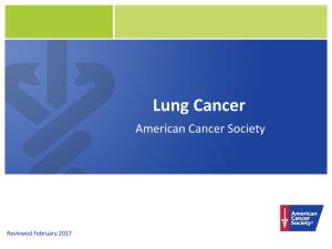 Lung Cancer - American Cancer Society