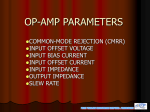 op-amp parameters