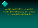Anxiety Disorders - Perfectionism and Psychopathology Lab