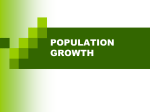 population growth - IB