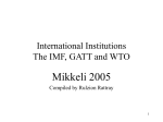 International Institutions