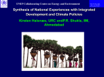 Climate Change Mitigation in Southern Africa: Zambia study